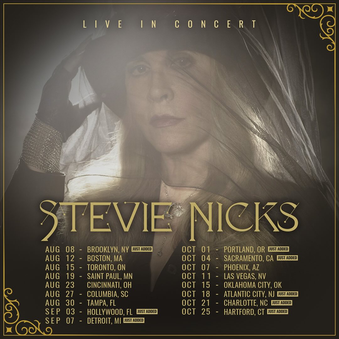 Stevie Nicks Tour Poster 2025